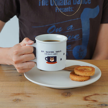 陶器マグカップ（ENJOY COFFEE )