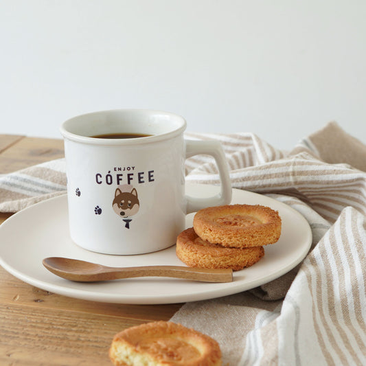 陶器マグカップ（ENJOY COFFEE )