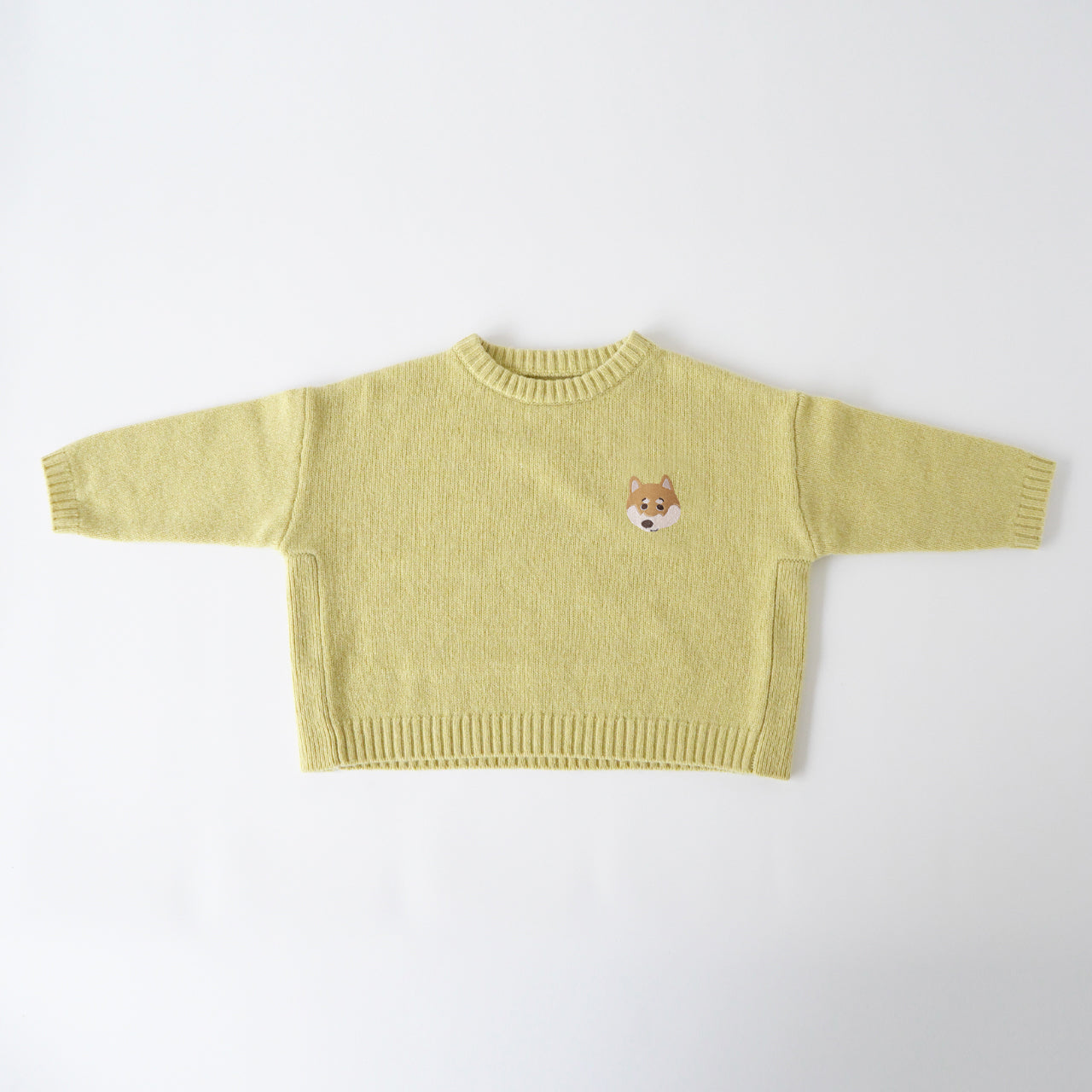 [Kids]刺しゅうニットセーター